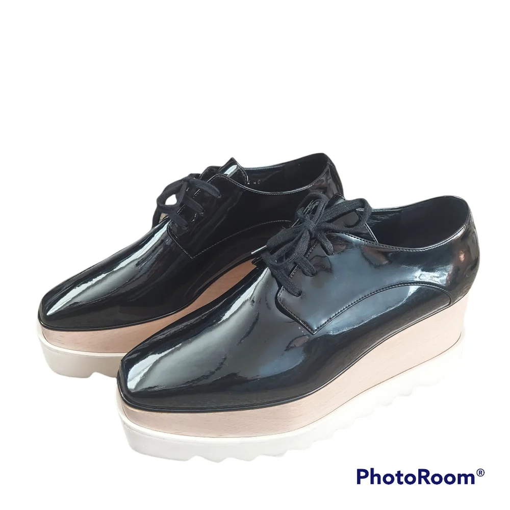 Stella McCartney Elyse Vegan Platform Oxfords
